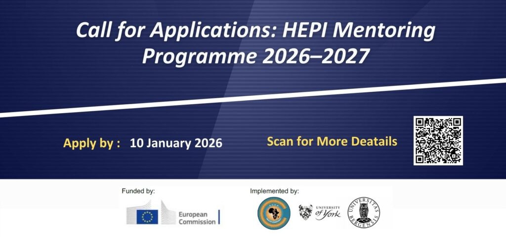 Call for Applications: HEPI Mentoring Programme 2026–2027