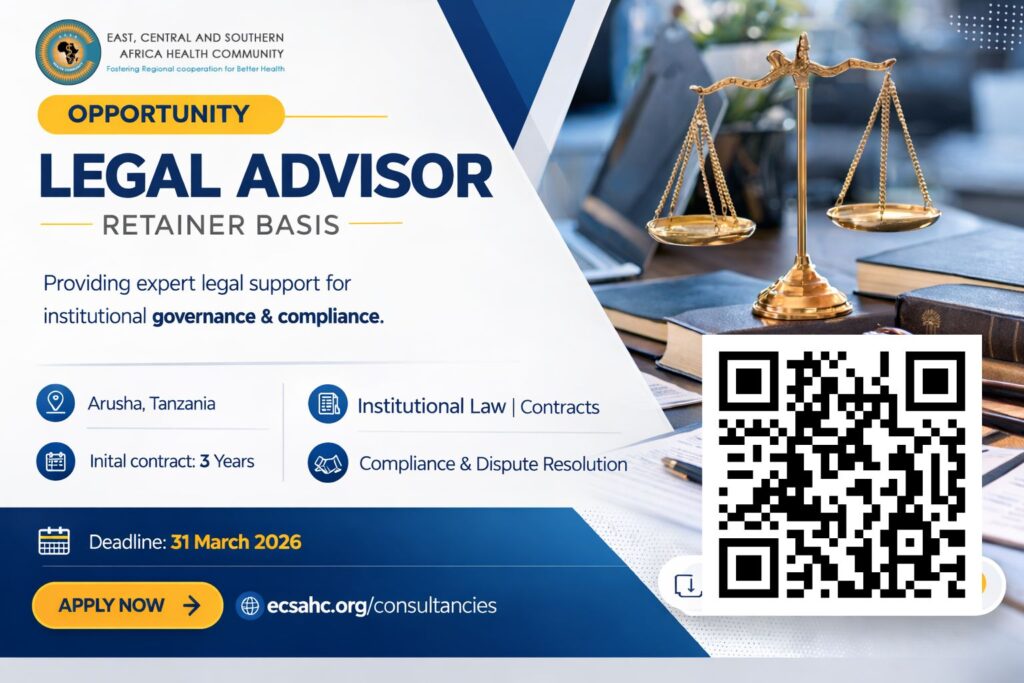 Opportunity: Legal Advisor (Retainer Basis)