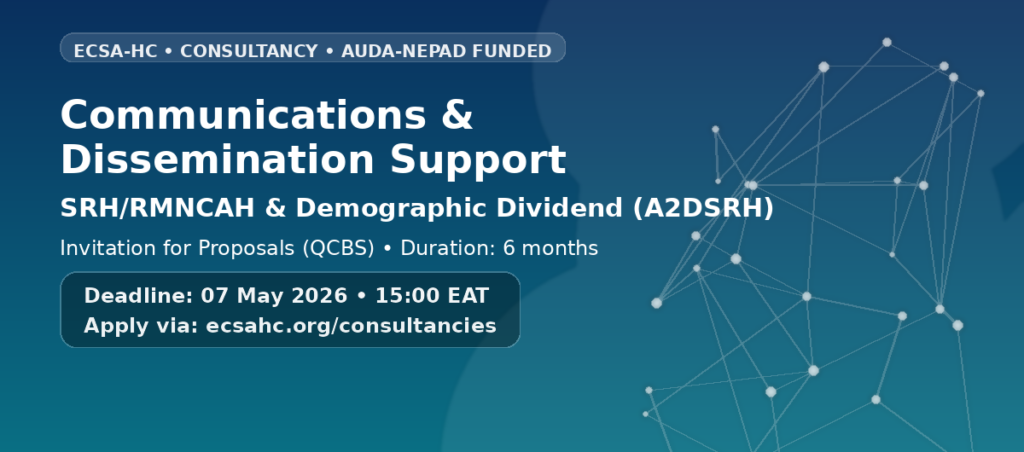 Invitation for Proposals: Consultancy to Support Communications & Dissemination (SRH/RMNCAH & Demographic Dividend)
