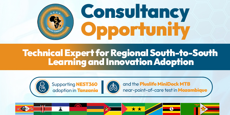 Consultancy Opportunity – Technical Expert for Regional South-to-South Learning and Innovation Adoption